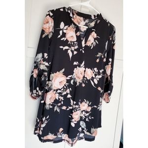 Zattcas Floral Tunic Top